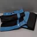 Renaiss Wave Line Dots Blue Blackout Curtains for Bedroom Modern Abstract Geometric Pattern Window Curtain Insulated Thermal Window Drapes for Living Room Decor 2 Panels Set, 42x63 Inch