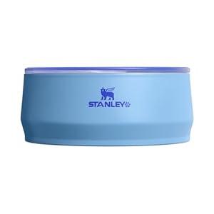 STANLEY Pet Bowl | 3-Cup (24 oz) Insulated Stainless Steel Dog & Cat Bowl | Splash-Resistant Lid | Dishwasher Safe | BPA-Free | Black 2.0