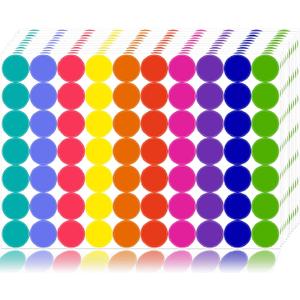 1400 PCS Colored Dot Stickers Round Color Coding Labels Classroom Must Haves, Circle Dots Labels Price Stickers Polka Circle Dot Stickers Label Sticker for Office, Classroom Decor, Papers Etc (3/4 INCH)