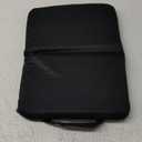 Portable Compact Seat Cushion (14.5" x 10.6") Foldable Travel Cushion, for Airplane Seats, Camping, Stadium, Cinema, Garden Benches Seat Cushion (Black)