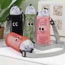 2 Pieces Adjustable Water Bottle Sling with Strap - Lightweight Bottle Holder for Men and Women - Hands-Free Water Carrier