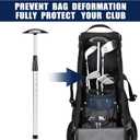 Partage Golf Travel Bag with Wheels, Golf Travel Case for Airlines, 900D Heavy Duty Oxford