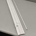 1" Cordless Mini Blinds 28" W x 48" H, White Vinyl Blinds, Horizontal Light Filtering, Window Blinds for Indoor Windows, Office, Kitchen, Bathroom and Living Room.