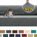 XINEAGE 2026 New Extra Large Couch Cover for 3 Cushion Couch (91"-110")1 Piece Stretch Oversized Sofa Slipcovers Jacquard 4 Seater Furniture Protector Elastic Bottom for Kids,Pet (XL Sofa, Light Gray)