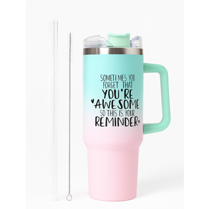 Inspirational Gifts for Women - Christmas Birthday Gifts for Women, Mom, Wife, Girlfriend, Her - Thank You Gifts, Appreciation Gifts for Boss, Coworker, Teacher - 40 oz Tumbler with Handle and Straw