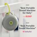 Yogasleep Hushh Portable White Noise Sound Machine for Baby, 3 Soothing Natural Sounds with Volume Control, Compact Size, Noise Canceling for Sleep Aid, Office Privacy, & Meditation, Registry Gift