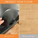 Kuyal Chair mat for Hardwood Floor 36 x 55 inches Rectangle Floor Mats