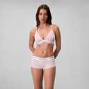 Calvin Klein Women's Cotton Boyshort Panty (Pink, XS)