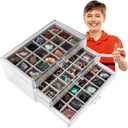 Rock Collection Box for Kids - Display Case for Collectibles - Storage and Display Shelf - Generation 2 (3)