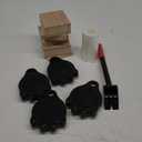 Furniture Lifters for Heavy Furniture - 360°Rotating Furniture Rollers Can Hold Up to 700 Pounds, Piano Appliances DollySelf-Adjusting Base