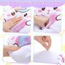 Leyndo Cute Caticorn Plush Pillow 14 Inch Unicorn Cat Stuffed Animal, Soft Pink Kawaii Plush Toy Gift for Girls Birthday Easter and Cat Lovers(Cute)