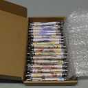 AmazingSpark 50 Pcs Catholic Schools Week Gift Religious Pens Christian Catholic Nativity Verse Ballpoint Pens Christian Gift Bulk for Women Men Prayer Office Home Church Party Favors (Vivid)