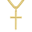 Cross Necklace for Men Gold Cross Necklace for Men 14K Gold Chain Necklaces for Women Men Robust Pendant Necklaces for Men 20in