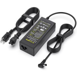DC 19V 2.53A 48W TV Power Cord Compatible with LG Electronics 23" 24" 27" LED LCD Monitor Widescreen HDTV, Compatible with Samsung 32" J5205