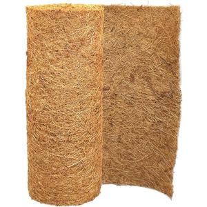 15x160 inch Natural Coco Liner Roll Coconut Coir Liner Sheets Coco Mat for Planter Window Box Flower Basket Garden Decoration Animal Pet Pad Liner