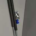 1PCS Trampoline Pole Replacement -Universal Trampoline Enclosure Pole Accessories Fits 8-16FT Straight Pole Trampolines, Include Foam Sleeve, Pole Caps & Hardware for 2 Install Ways