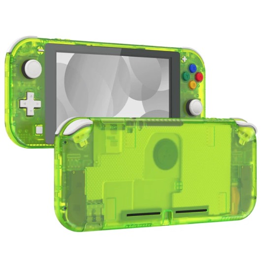 eXtremeRate DIY Replacement Shell for Nintendo Switch Lite, NSL Handheld Controller Housing w/Screen Protector, Custom Case Cover for Nintendo Switch Lite