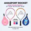 AMA SPORT Kids Tennis Racket for Junior, 17-25 Inches, Age 2-10