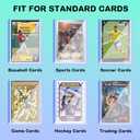 360pt 3"x4" Hard Card Sleeves - 25Pcs Hard Plastic Top Loaders Card Sleeves for Trading Cards, Top Loader Card Holder Fit for Thick Baseball, Basketball, Hockey, Football, Games and Memorbilia Cards