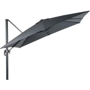 BPS 10'x10' Cantilever Umbrella Replacement Canopy for 8 Ribs Square Offset Umbrella, Outdoor Canopy Replacement for Patio Parasol, Canopy Only (Storm Grey)