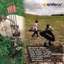 Compound Bow Archery for Youth and Beginner, Right Handed,19”-28” Draw Length,15-29 Lbs Draw Weight, 260 fps