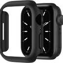 Recoppa Case Compatible for Apple Watch Series 7/8/9 – 41mm ONLY, Shockproof Ultra-Thin Hard PC Bumper All-Around Edge Protective Cover Frame [NO Screen Protector] for iWatch Accessories, Black