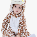 Kids' And Toddlers' Infant Tiger Dinosaur Animal Fancy Dress Costume Outfit Hooded Romper Jumpsuit 18-24M