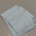 Encasa XO Ice Blue Cloth Napkins Set of 6, 17"x17" | Solid Color Cotton Dinner Napkins | Washable & Reusable Napkins for Dining Table Fall Decoration, Holiday & Christmas Festivals