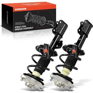 A-Premium Front Complete Struts Compatible with Mercedes-Benz CLA250 [FWD] 2014-2018 - 2x Replacement Suspension Shock Absorber with Coil Spring Assembly