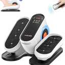 HJDFGSS Under Desk Elliptical Machine, Electric Ellipse Leg Exerciser While Sitting for Seniors Adults, Leg Ercise Pro, Leg Exerciser While Sitting, Home Use Seated Ellipse Leg Exerciser