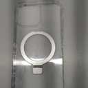 for iPhone 14 Pro Max Case with Magnetic Stand [Compatible with Mag-Safe] [Military Drop Tested] Slim 14 Pro Max Phone Case with Good Grip Curly Wave Edge for Women Men 6.7'', Clear