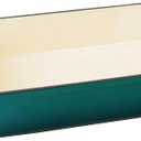 Crock Pot Artisan 13 Inch Enameled Cast Iron Lasagna Pan, Teal Ombre