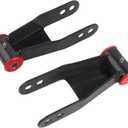 2" Rear Drop Lowering Shackle Suspension Kit Compatible with Ch~evy and G~m~c C1500 C2500 1988-1998, Silverado Sierra 1500 1988-2019, Replaces # 410520