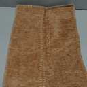 CaliTime Throw Pillow Covers Decorative 18 X 18 Inches Pack of 2 Cotton Thread Stitching Edges Solid Dyed Soft Chenille Cushion Cases for Couch Sofa Bed Living Room Farmhouse Apricot Brown