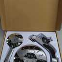 High Pressure Rain Showerhead Combo, 2026 Magnetic Shower Head Set with Detachable 8-Mode Handheld Shower Spray, Adjustable Angle Dual Showerhead System with Built-in Magnetic Docking and Power Jets (Chrome)