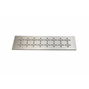 1 Pcs Bathroom Niche Shelf for 12" Prefabricated Niches Fits 1/8" Grout Line, 3mm Thick, Marine Grade Brushed 316 Stainless Steel Shelf During Remodel Before Tile Installation