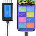 8 in 1 Soil Tester, Nitrogen, Phosphorus, Potassium Npk Tester, Ph, Moisture, Nutrient Conductivity, Ec Meter, High Accuracy Digital Sensitive, Soil Fertility Test