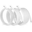 3 x QZIIW USB C to USB C Cable, 3 Pack Type C 240W Fast Charging Cable 3/6/10FT | Type C Android Phone Charger Fast Cable for iPhone 17 16 15 Pro Max Samsung S26 S25 S24 Laptops MacBook iPad Pro/Air etc.