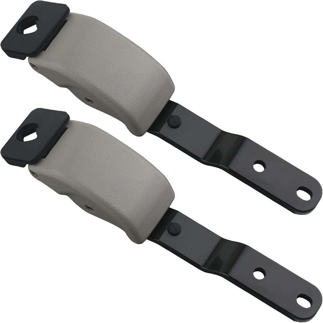 2pcs Gray Rear Quarter Window Latch Lock Compatible with Toyota Tacoma 2001-2004 Toyota Hilux 1997-2004 Replaces 62910-35032