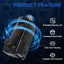 Hydraulic Motor 104-1789-006 Replacement for Eaton Char-Lynn 2000 Series, 9.59 cu in Displacement 2-Bolt SAE-A Mount, 470 RPM 2780 PSI High Torque Heavy Duty Hydraulic Motor