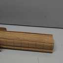 LazBlinds Cordless Blackout Bamboo Roman Shades, Room Darkening Blinds for Interior Windows, Thermal Insulated Roll Up Bamboo Blinds for Home & Patio, 23" W x 64" H, Papara Carbon
