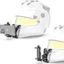 Updated Motorcycle Helmet Chin Strap Mount with Phone Clip Compatible with iPhone 15 Pro Max/14/13 Pro/Max/Mini/Samsung, Google, LG, Pixel, Huawei, Xiaomi, All Smartphones