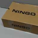 NINGO Mens Steel Toe Work Boots, Full Grain Leather, Oil and Slip Resistant, Puncture Proof Construction Boots with Breathable Lining, Anti-static, Mens Safety Boots for Industrial, Warehouse Size 9.5