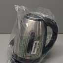 Stainless Steel Electric Kettle, 1.8 Liters Tea, Coffee Kettle & Hot Water Boiler, 360 Swivel Base, BPA Free, Auto Shut-Off, Boil-Dry Proof, 1100W