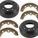 WFLNHB Golf Cart Brake Drums Shoes Kit Replacement for Yamaha G1, G2, G8, G9 1982-1992