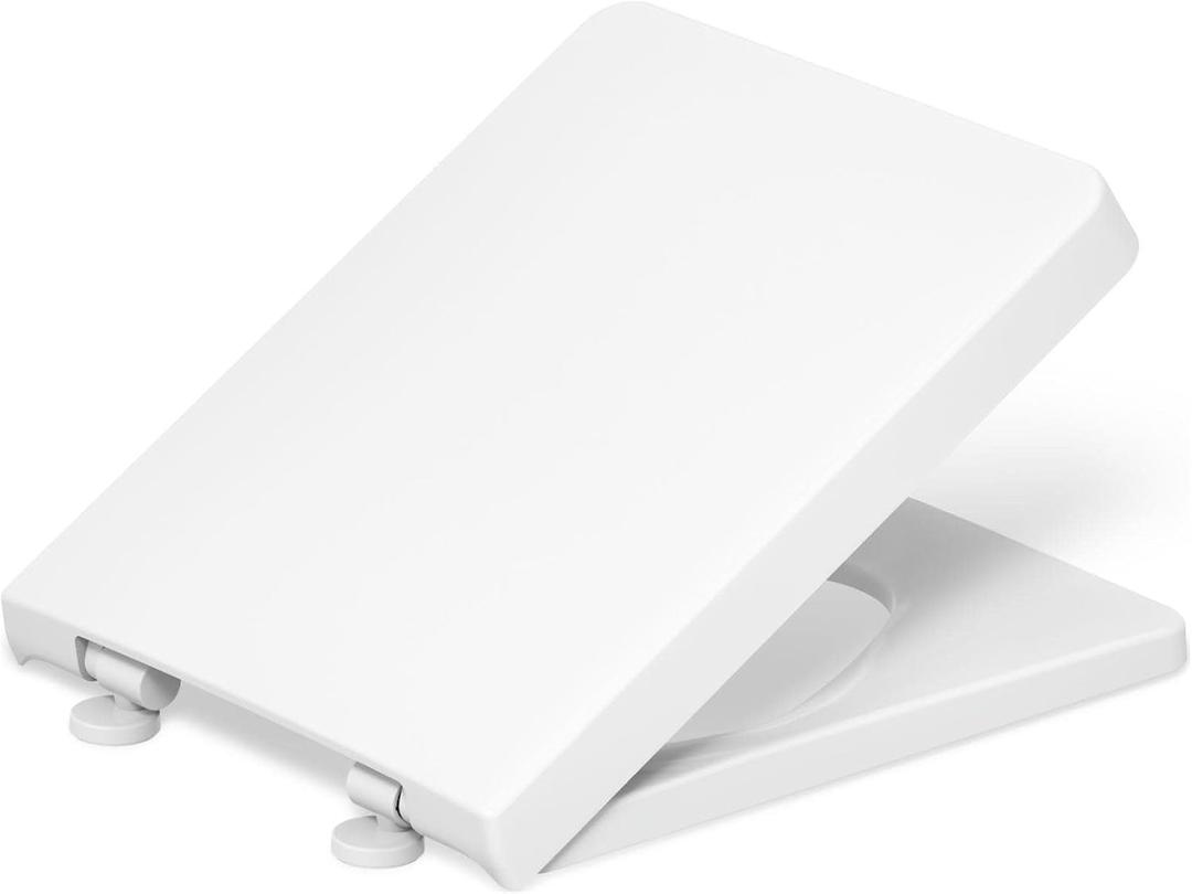 Reve Elongated Toilet Seat with Quiet-Close Technology (White)