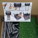 Extra Large Turtle Basking Platform, Heavy-Duty Above Tank Dock & Ramp for Aquatic Turtles, Fits 18-20" Wide 50-90Gallon, Turtle Tank Accessories