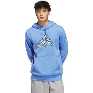 adidas Men's Big Logo Graphic Hoodie (Large)