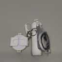 MQOUNY for Magsafe Tripod Stand for iPhone,Portable Pocket Size Selfie Stick with Rechargeable Remote and Metal Ring,Extendable Detachable Cell Phone Tripod Compatible with iPhone/Android (White)