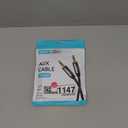 VIOY Aux Cable (20 ft), [Copper Shell, Hi-Fi Sound] 3.5 mm Male to Male Braided Auxiliary Cord Compatible with Headphone, Smartphone, Home/Car Stereo, Speaker, Echo & More